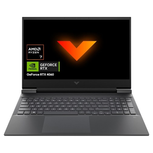 HP 2024 빅터스 15 라이젠7 라이젠 8000 시리즈 지포스 RTX 4060, MicaSilver, 512GB, 16GB, Free DOS, 15fb2031AX
