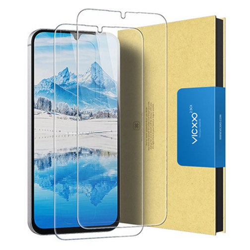 빅쏘 고투명 갤럭시 강화유리 휴대폰 액정보호필름 2매