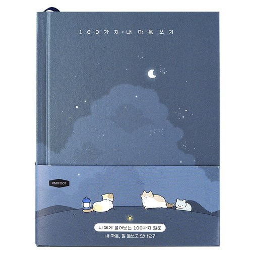 핑크풋 100가지 내 마음 쓰기 자문자답 다이어리