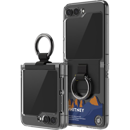 스킨플레이어 내셔널지오그래픽 링 스트랩 크리스탈 휴대폰 케이스