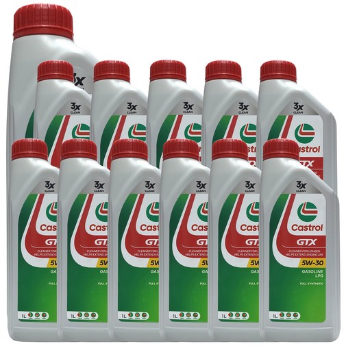 캐스트롤 GTX SQ 5W30 풀신세틱 1L x 12개 1박스 가솔린 LPG 엔진오일 힐릭스 저격 제품 100합성유