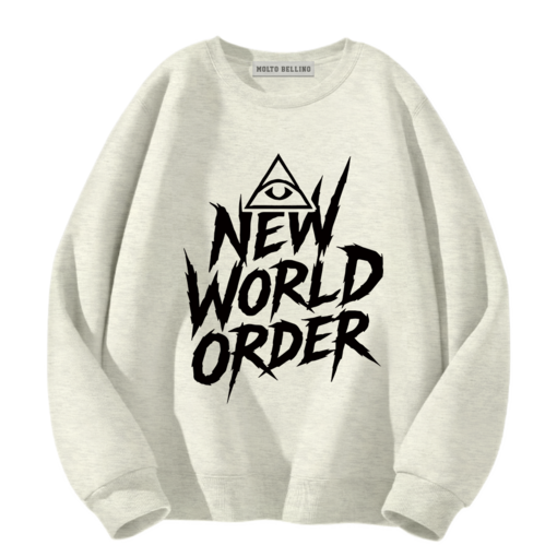 몰토벨리노 뉴월드오더 베이직 남녀공용 맨투맨