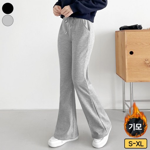 바비팩토리 여성용 숏롱 스판 부츠컷 트레이닝 바지 기모일반 선택 빅사이즈까지