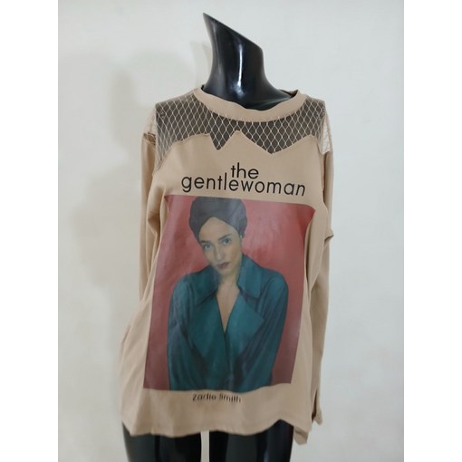 중고 매그제이 프린트 블라우스 Free NB11301