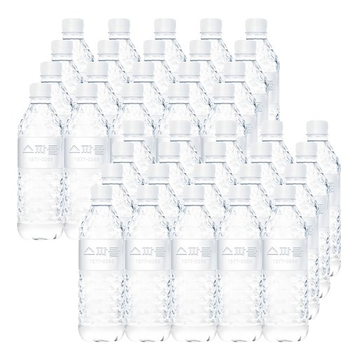 스파클 생수 무라벨 500ml 40개 더 깨끗한 물을 경험해보세요