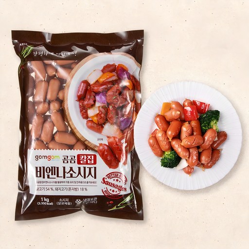 곰곰 칼집 비엔나 소시지