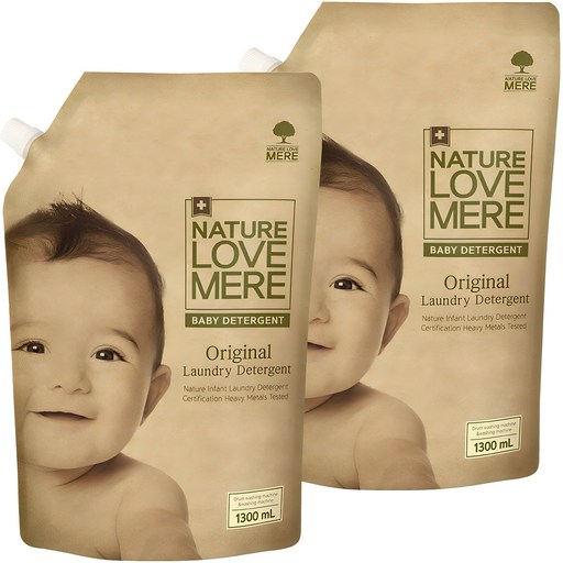 네이쳐러브메레 유아 오리지널 세제 리필형 허브가든향 1300ml