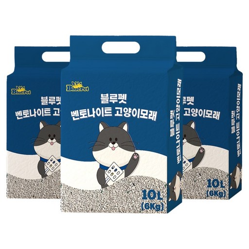 블루펫 응고형 벤토나이트 고양이 모래 가격비교 상품평 구매가이드