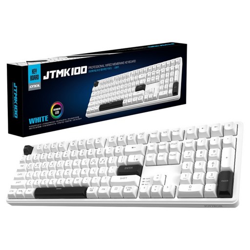 조이트론 초저소음 풀배열 USB 유선 멤브레인 키보드