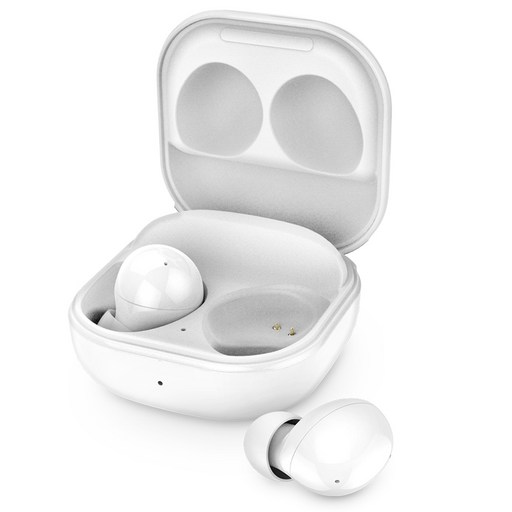 스마텍 무선 충전 블루투스 5.4 이어폰, STBTTW5000, 화이트