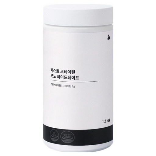 Jambaekee Just 一水肌酸 健身補充劑, 1個, 1.2kg