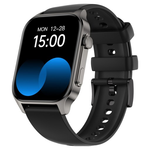 와피크 웨어러블 통화 수신 알림 GPS 운동 블루투스 스마트워치 X5S, 블랙, 4.8cm, GPS  블루투스