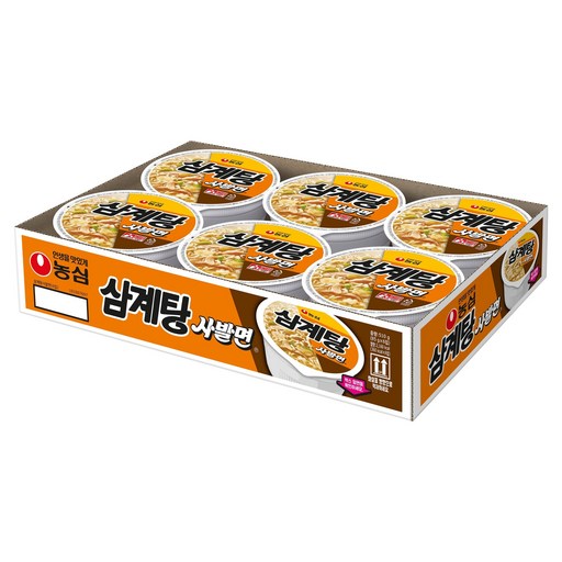 농심 삼계탕 사발면 85g