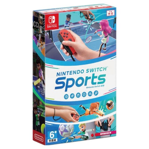 Nintendo 任天堂 SWITCH 台灣公司貨 運動 亞中版 中文 附腿部固定帶, 單一商品