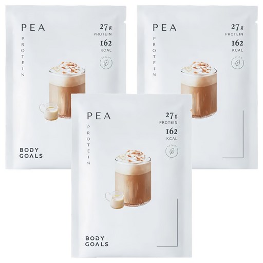 BODY GOALS 全素多效豌豆蛋白飲Pro 隨手包 馥郁奶茶, 3個, 40g
