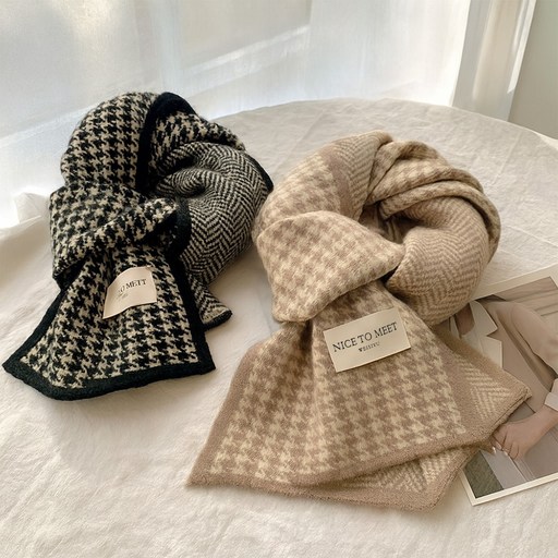 위더스 플레인 체크 머플러 2종 세트 신상품 판매중