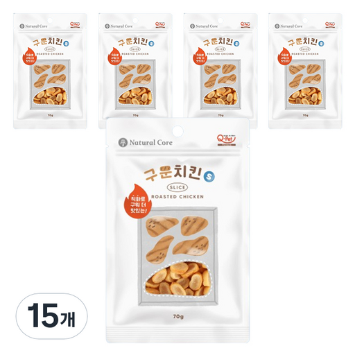 큐펫 네츄럴코어 강아지 간식 S