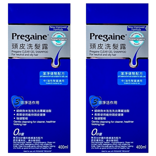 落建 頭皮洗髮露 潔淨健髮配方 中/油性髮質適用, 400ml, 2瓶