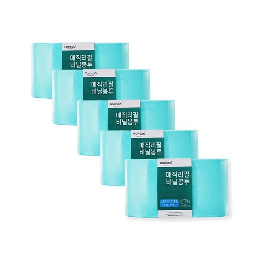 탐사 매직리필비닐봉투 280시리즈 호환 22L/25L 베이비파우더향