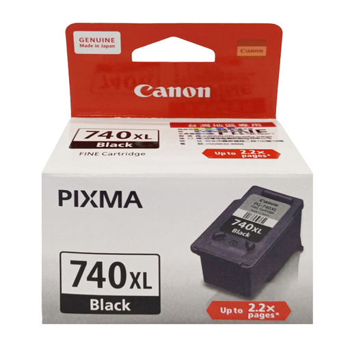 Canon 佳能 原廠噴墨專用墨水匣 PG-740XL 14ml, 黑色, 1個