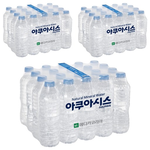 아쿠아시스 생수 무라벨