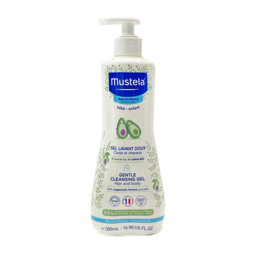 mustela 慕之恬廊 嬰兒洗髮沐浴雙潔乳, 500ml, 1瓶