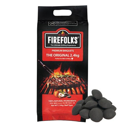 FIREFOLKS 더 오리지널 바비큐 캠핑 구이용 숯