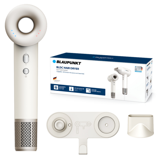 블라우풍트 에어이지 프로 에어홀 BLDC 드라이기 BLPHD7300 1500W, BLPHD7300IV, 아이보리