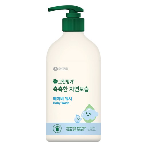 그린핑거  촉촉한 자연보습 베이비 워시