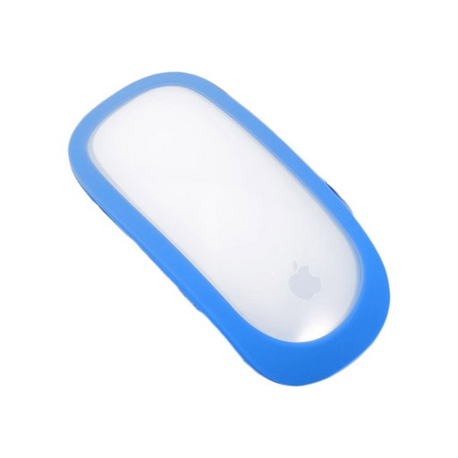 비쉐르 애플 무선마우스 실리콘 케이스, 단일상품, 블루