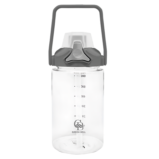 Green Bell 綠貝 輕透胖胖太空壺, 灰色, 750ml, 1個