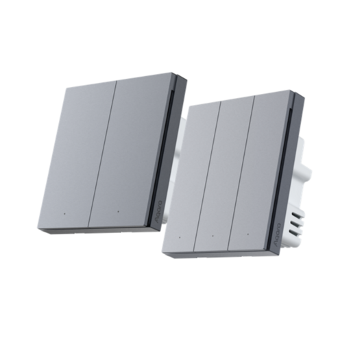 본사정품 아카라 스마트 조명 스위치 H1그레이 3구, 중성선 필요