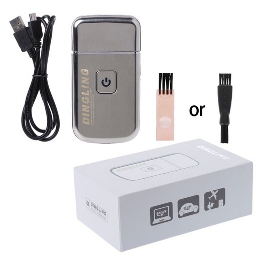 미니 USB 충전식 왕복기 전기 면도기 면도기 km-5088을위한, 단일상품