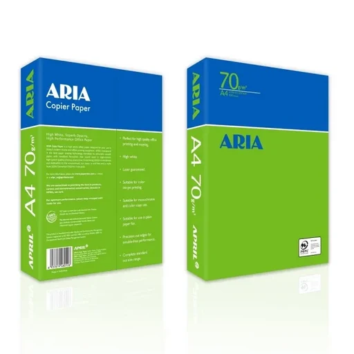 ARIA 影印紙 70g 雷射噴墨適用, 7包, A4