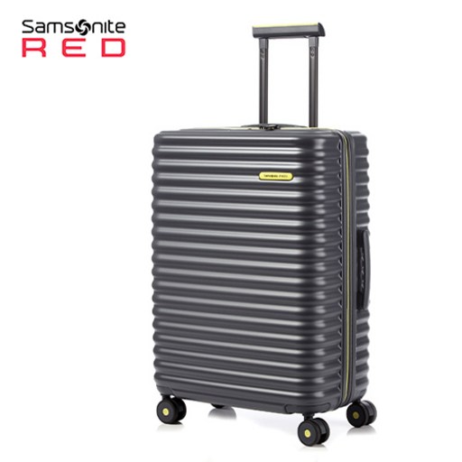 샘소나이트 20인치 캐리어 기내용 확장형 TSA 더블휠 폴리카보네이트 다크그레이
