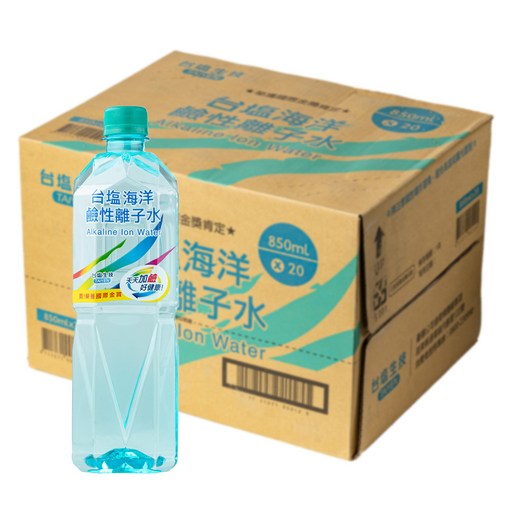 台塩生技 海洋鹼性離子水, 20個, 850ml
