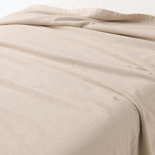 무인양품 파일 직조 타월켓 S 140×200cm 베이지 84739057