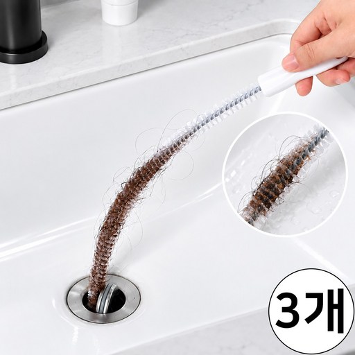댓츠댓 배수구 배관 청소 솔 브러쉬