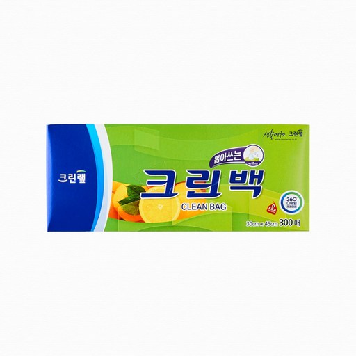 크린랲 뽑아쓰는 크린백 30cm x 45cm, 대(L), 300개입, 1개