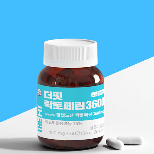 더핏 이중코팅/장용성 락토페린 3600mg x 60정, 60정X1개 2개월분