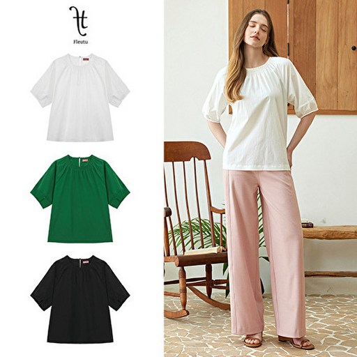 플루트 26SS 벌룬 블라우스 3종