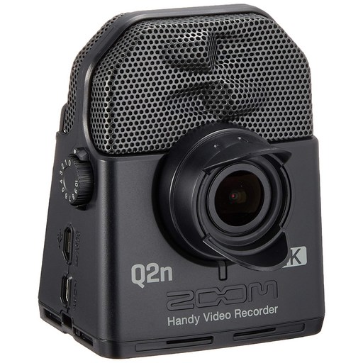 ZOOM Q2n-4K 4K HD USB 줌 핸디 비디오 레코더 블랙 고해상도 음질 화질 손바닥