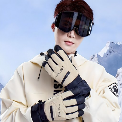 NY20 스마트터치 방한 커플 스키 보드 캠핑 장갑 카드수납 가능