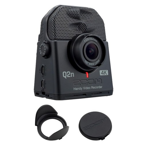 ZOOM Q2n-4K 4K XY 줌 비디오 카메라 뮤직 레코더 라이브 전송 연주 동영상 촬영