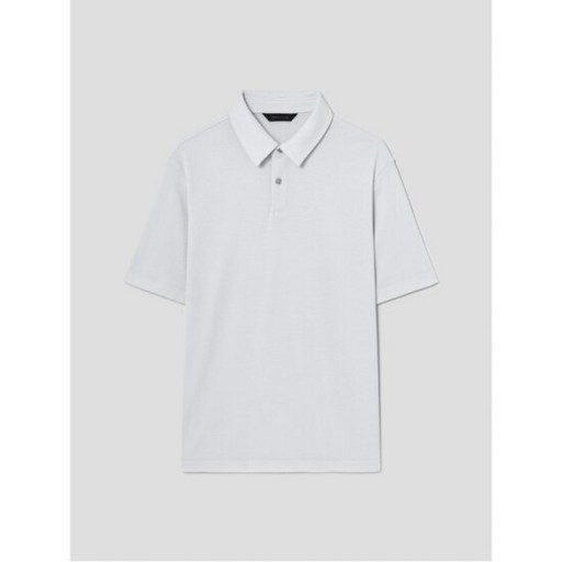 폴리 스트레치 반팔 칼라넥 티셔츠 라이트 그레이 RY5342PL32 436629