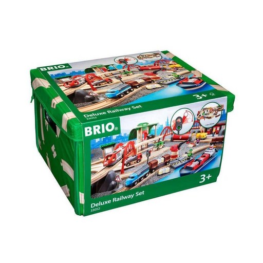 BRIO ( 브리오 ) WORLD 레일 & 로드 디럭스 세트 대상 연령 3 세 ~ ( 기차 장난감 나무 레일 ) 33052