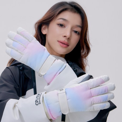 NY20 오로라 방한 방수 스마트터치 캠핑 보드 스키장갑으로 겨울철 완벽한 손 보호