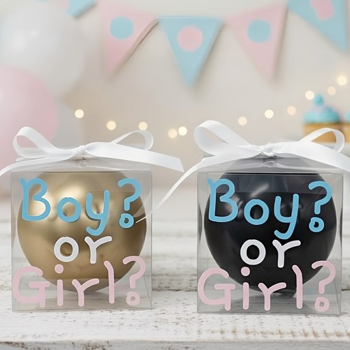 두둥뚜뚜 젠더리빌 풍선 베이비샤워 파티 성별 공개 이벤트 축하, 1개, 혼합