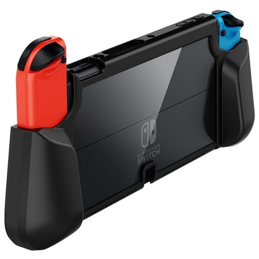 PZOZ 닌텐도 스위치 OLED PC TPU 케이스 호환 충전 거치대