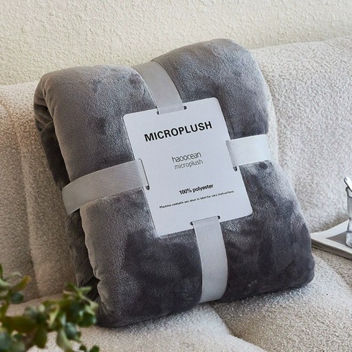 한유 프리미엄 극세사 담요 보들보들 따뜻한 무릎담요 캠핑 블랭킷 차량용 학생담요